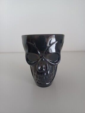 Black Skull Thin‎ Plastic Shot Glass Drinkware Barware Collection